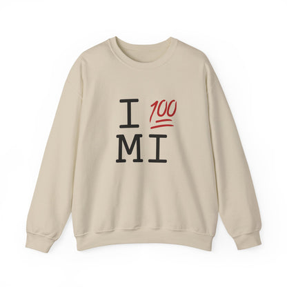 "I Keep it 100 in Michigan" Sweatshirt