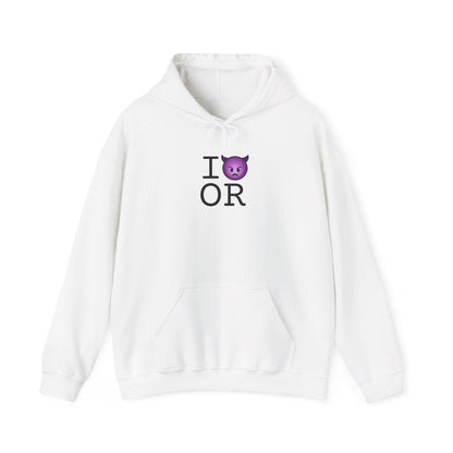 "I'm an Angry Devil about Oregon" Hoodie