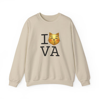 "I'm a Kissing Cat toward Virginia" Sweatshirt