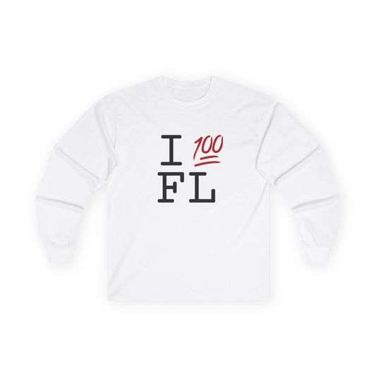 "I Keep it 100 in Florida" Long Sleeve Shirt