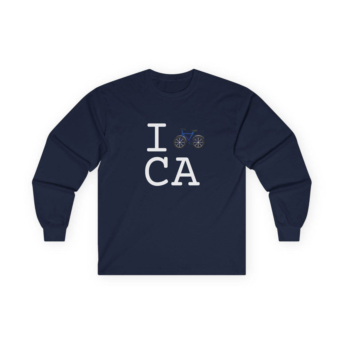 "I Bicycle California" Long Sleeve Shirt