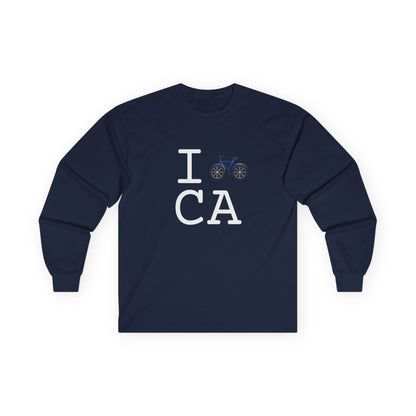 "I Bicycle California" Long Sleeve Shirt