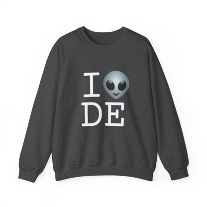 "I Feel Alien in Delaware" Sweatshirt