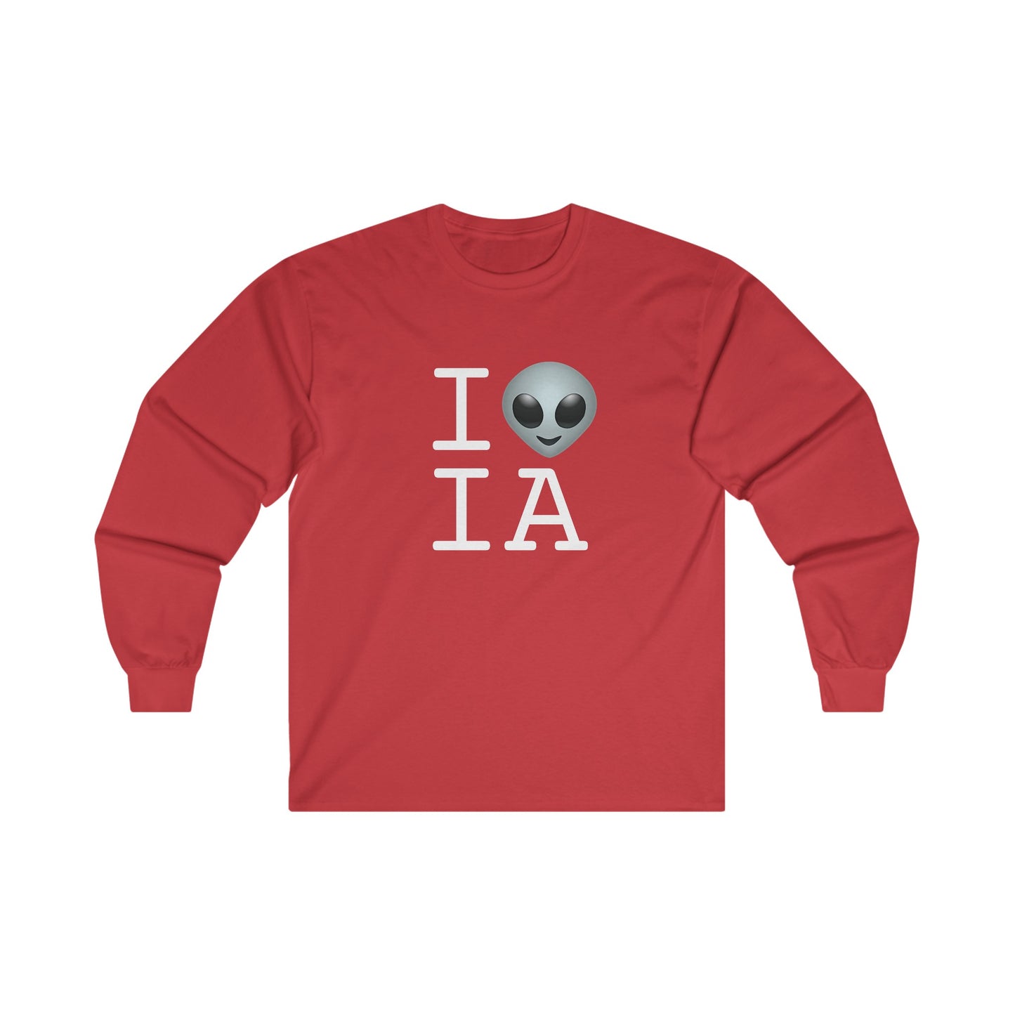 "I Feel Alien in Iowa" Long Sleeve Shirt