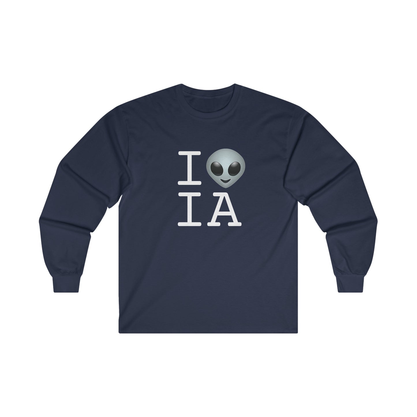 "I Feel Alien in Iowa" Long Sleeve Shirt