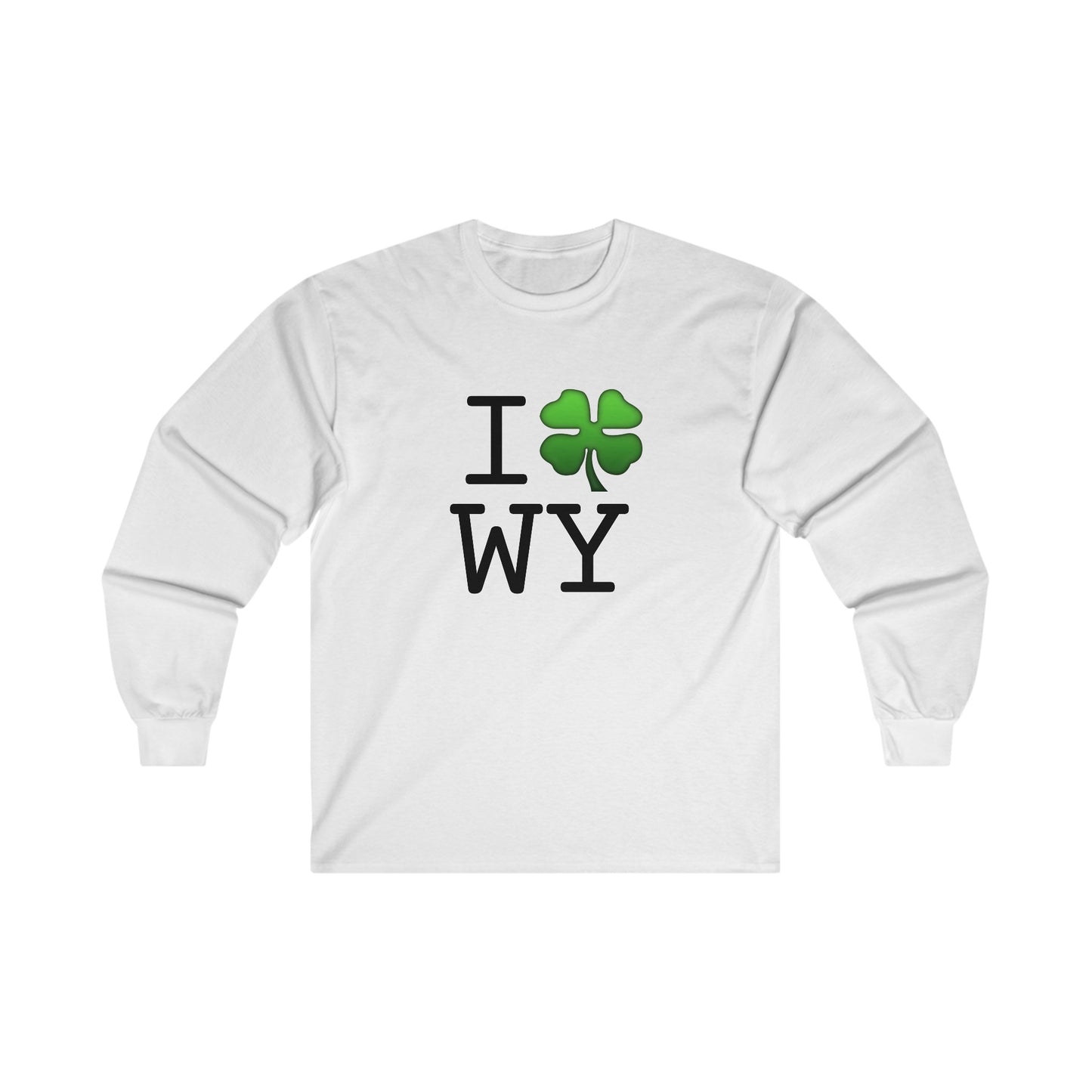 "I'm Lucky (Clover) in Wyoming" Long Sleeve Shirt