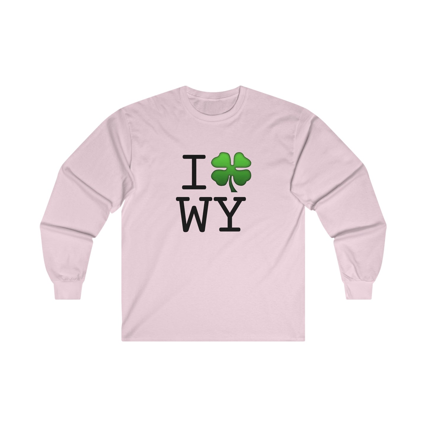 "I'm Lucky (Clover) in Wyoming" Long Sleeve Shirt