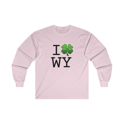 "I'm Lucky (Clover) in Wyoming" Long Sleeve Shirt