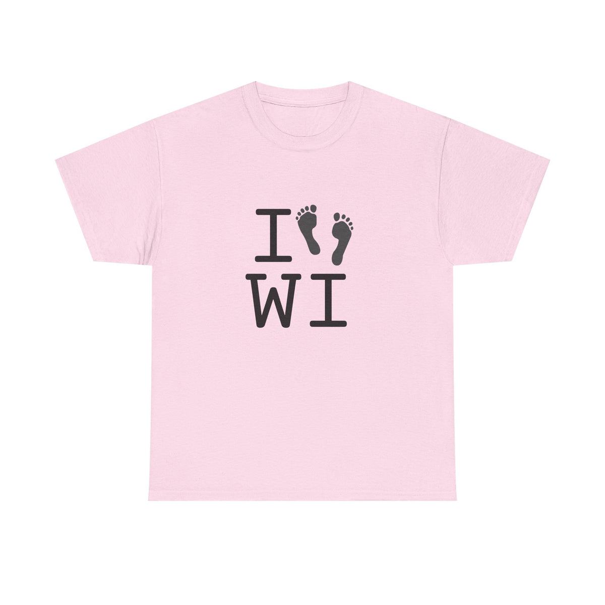 "I leave Footsteps in Wisconsin" Tee