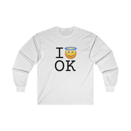 "I'm an Angel in Oklahoma" Long Sleeve Shirt