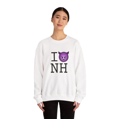 "I'm an Angry Devil about New Hampshire" Sweatshirt