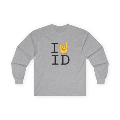 "I Rock On with Idaho" Long Sleeve Shirt