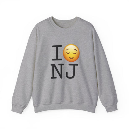 "I'm Relieved about New Jersey" Sweatshirt