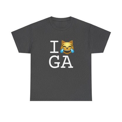 "I'm Laughing like a Cat at Georgia" Tee