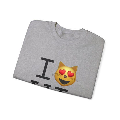 "I'm a Cat that Loves Wisconsin" Sweatshirt