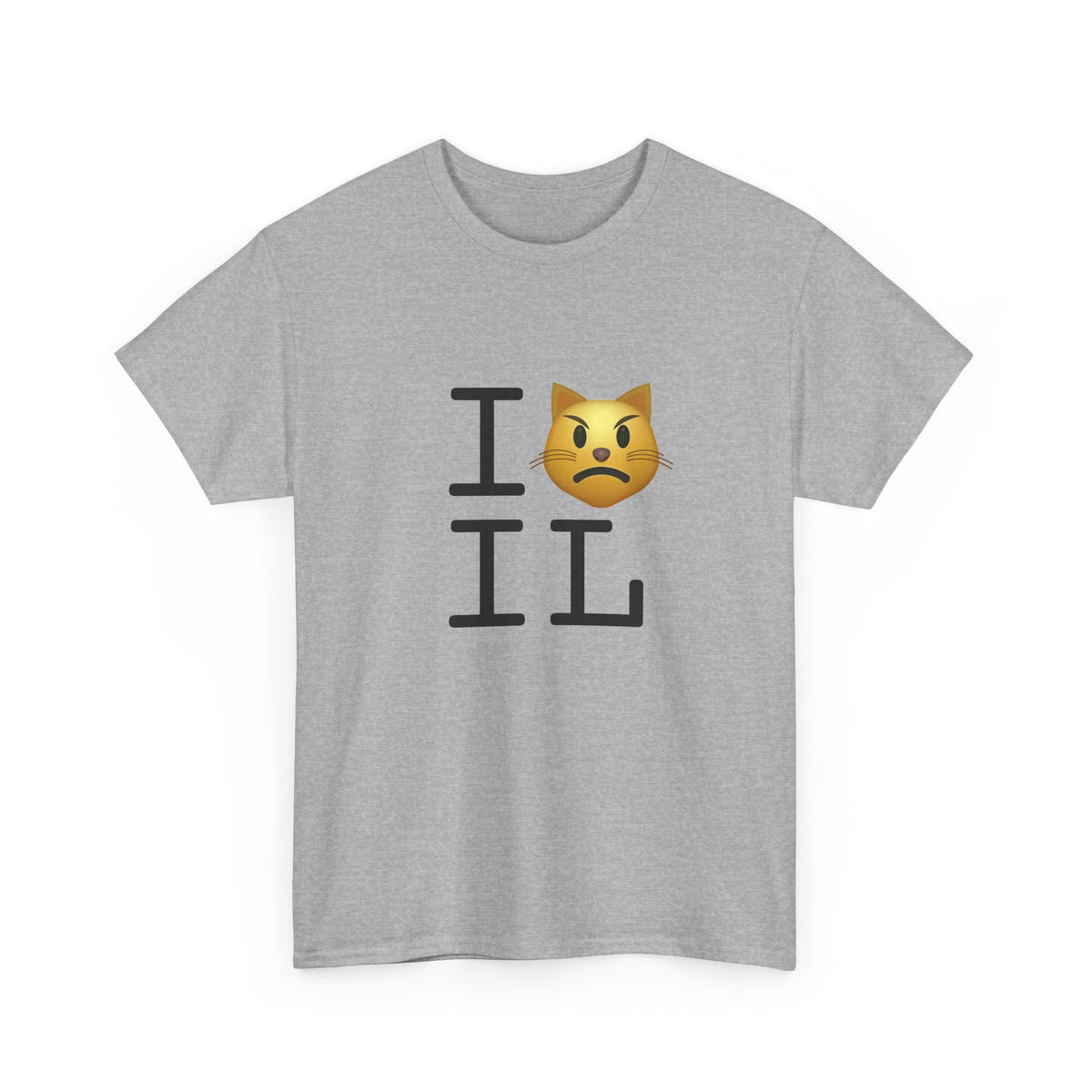 "I'm a Pouting Cat about Illinois" Tee
