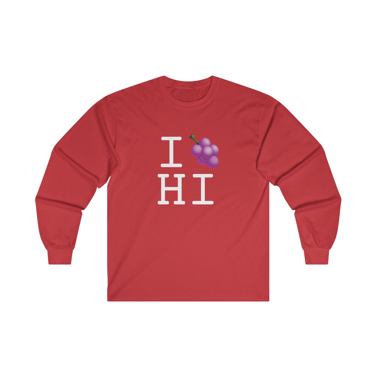 "I Grape Hawaii" Long Sleeve Shirt