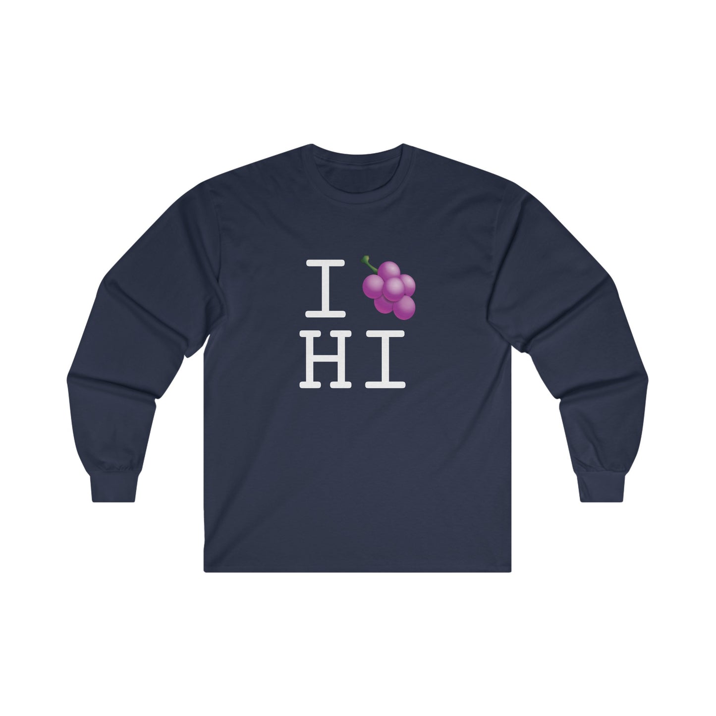 "I Grape Hawaii" Long Sleeve Shirt