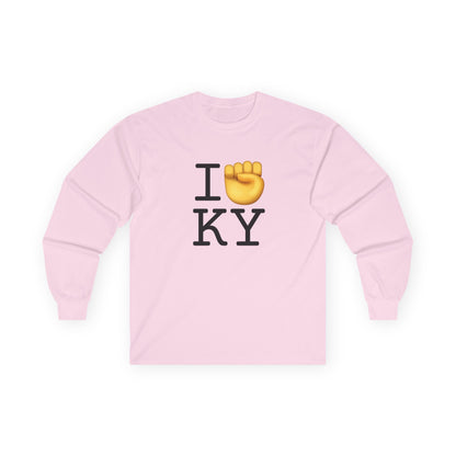 "I Raise my Fist with Kentucky" Long Sleeve Shirt