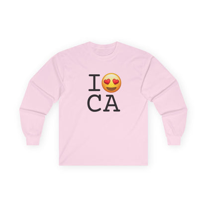 "I have Heart Eyes for California" Long Sleeve Shirt