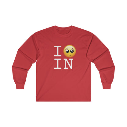 "I'm Begging about Indiana" Long Sleeve Shirt