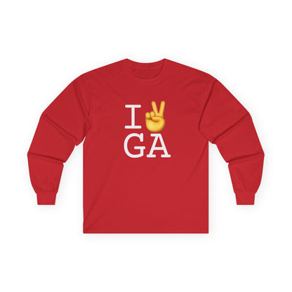 "I Show Peace to Georgia" Long Sleeve Shirt