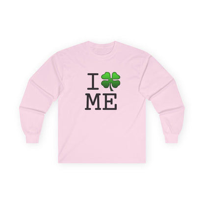"I'm Lucky (Clover) in Maine" Long Sleeve Shirt
