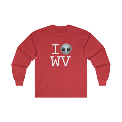 "I Feel Alien in West Virginia" Long Sleeve Shirt