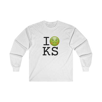 "I'm Nauseous about Kansas" Long Sleeve Shirt