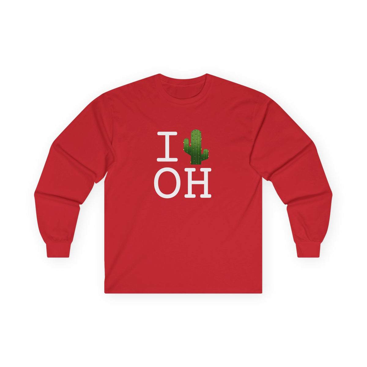 "I Cactus Ohio" Long Sleeve Shirt