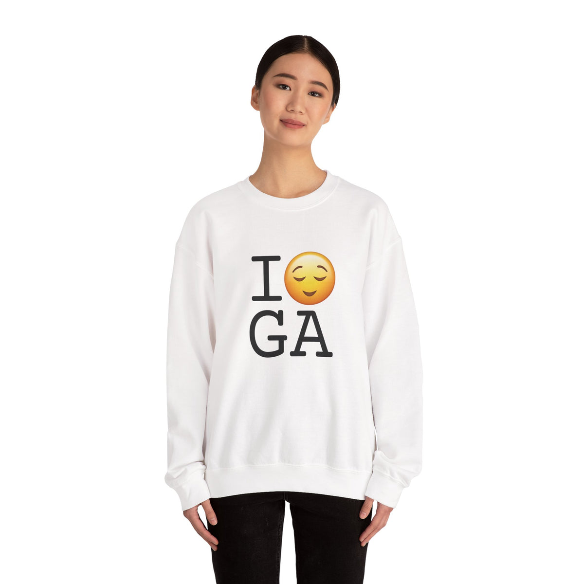 "I'm Relieved about Georgia" Sweatshirt