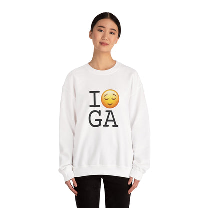 "I'm Relieved about Georgia" Sweatshirt