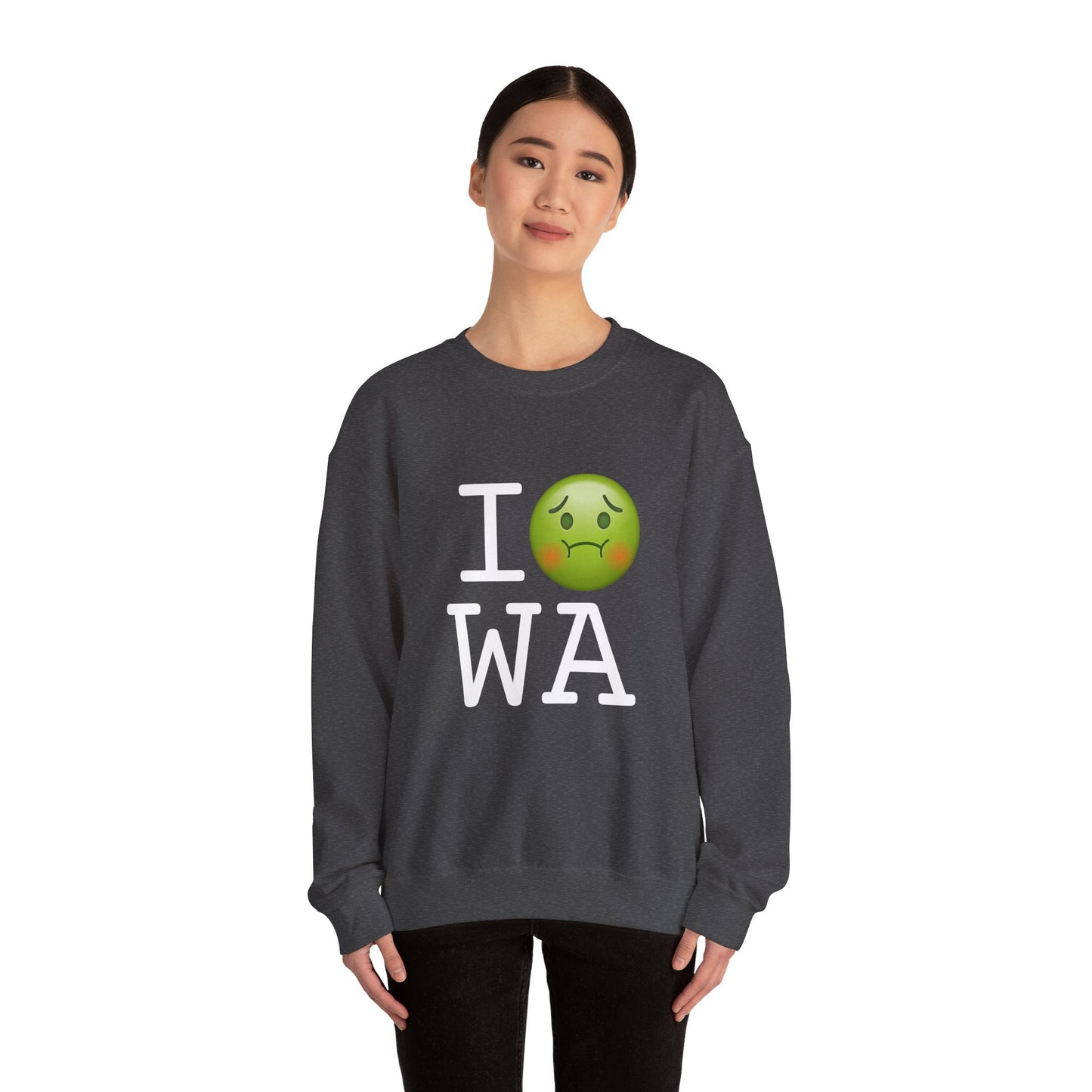 "I'm Nauseous about Washington" Sweatshirt