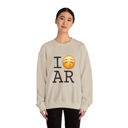 "I Kiss Arkansas" Sweatshirt