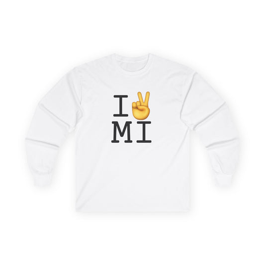 "I Show Peace to Michigan" Long Sleeve Shirt