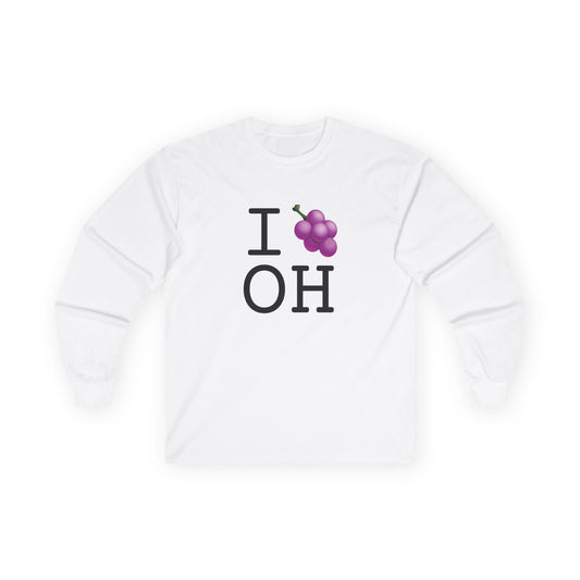 "I Grape Ohio" Long Sleeve Shirt
