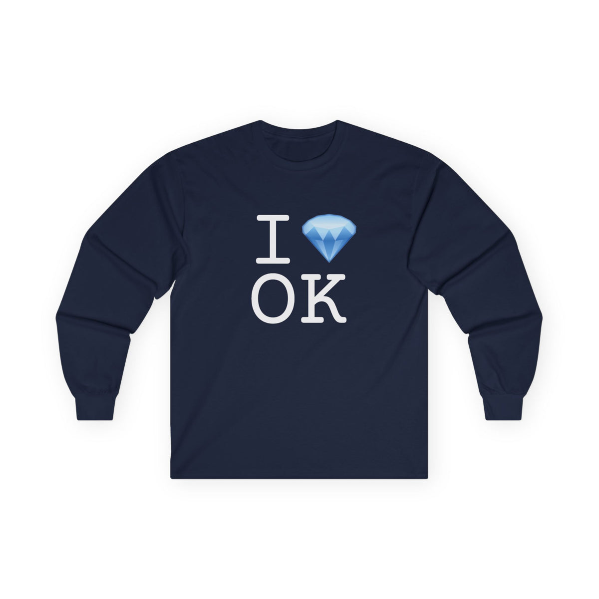"I Diamond Oklahoma" Long Sleeve Shirt