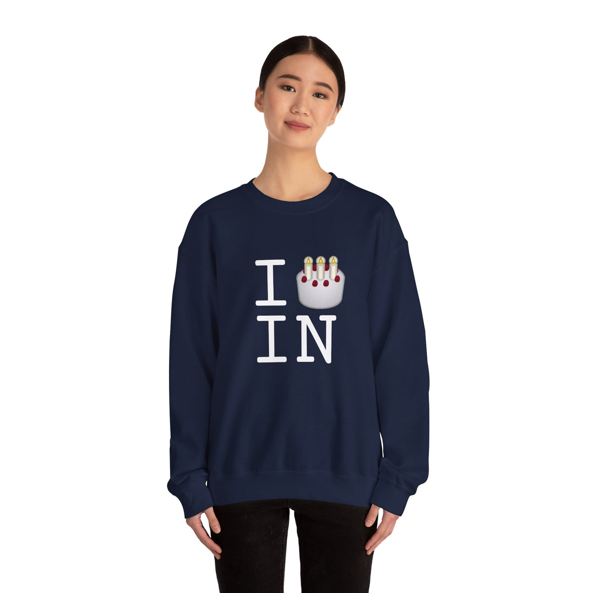 "I Birthday Cake Indiana" Sweatshirt