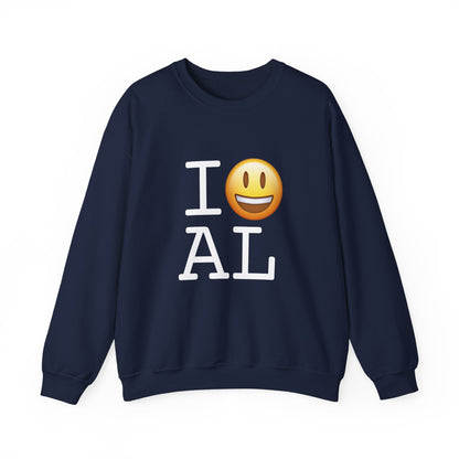 "I'm Happy about Alabama" Sweatshirt