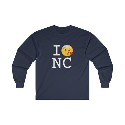 "I Blow a Kiss at North Carolina" Long Sleeve Shirt