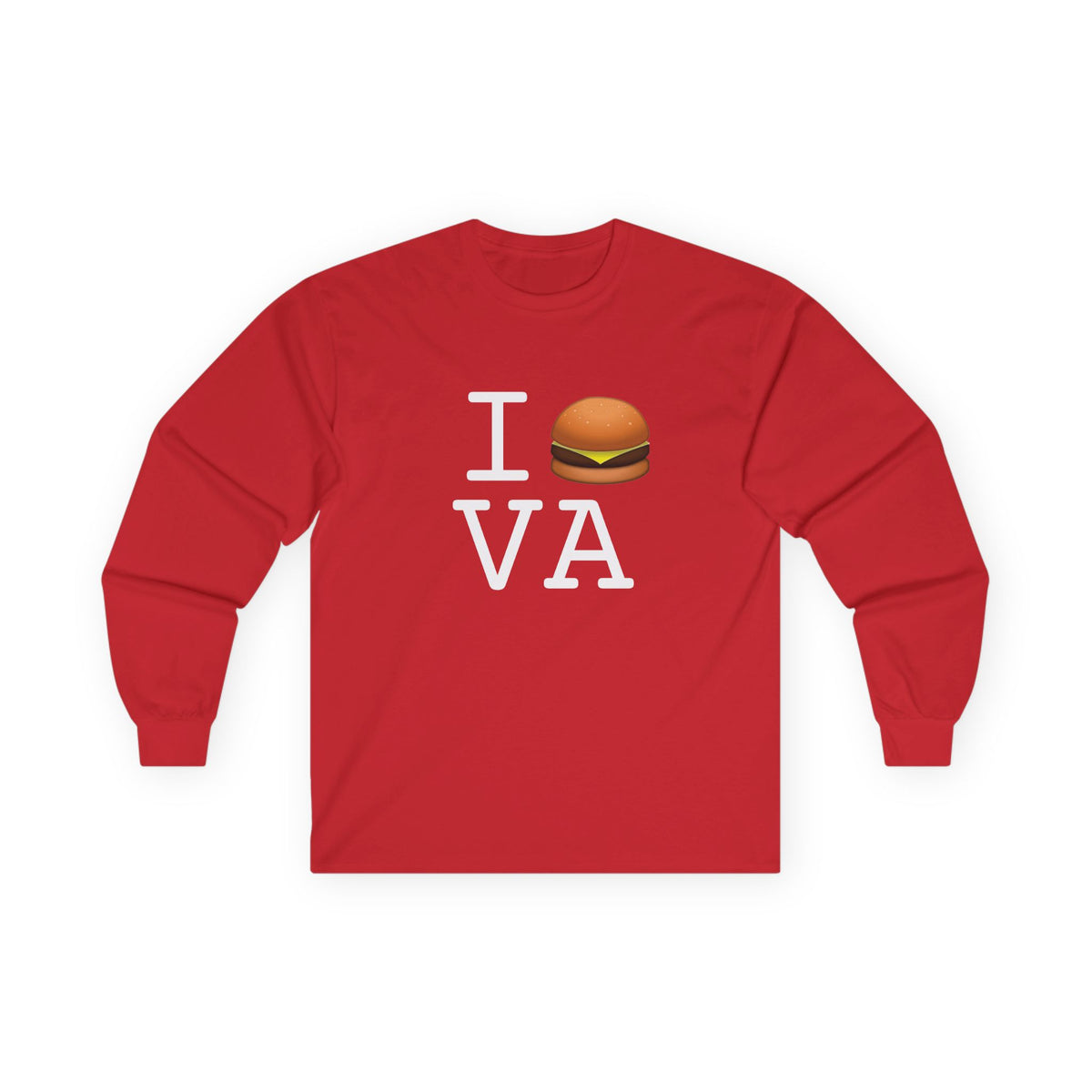 "I Cheeseburger Virginia" Long Sleeve Shirt