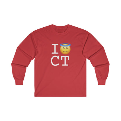 "I'm an Angel in Connecticut" Long Sleeve Shirt