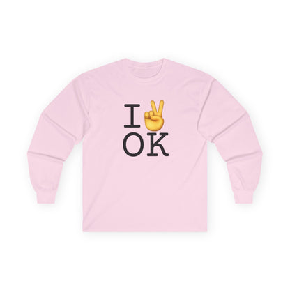 "I Show Peace to Oklahoma" Long Sleeve Shirt