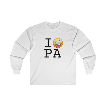 "I'm Crazy about Pennsylvania" Long Sleeve Shirt