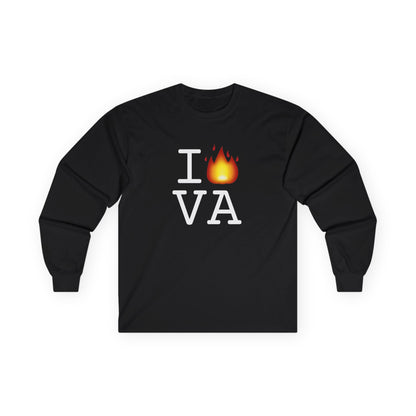 "I've got Fire for Virginia" Long Sleeve Shirt