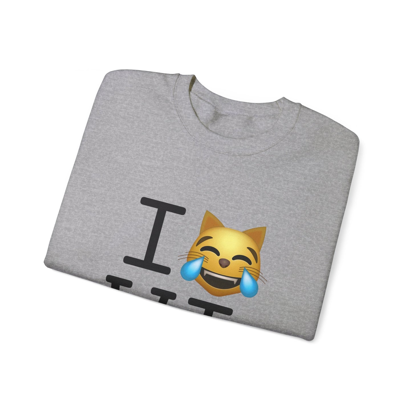 "I'm Laughing like a Cat at Wisconsin" Sweatshirt