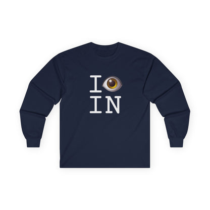 "I See (Eye) Indiana" Long Sleeve Shirt