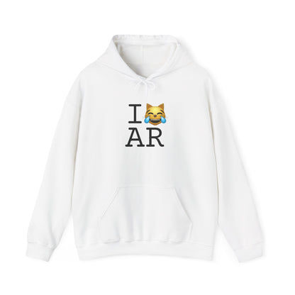 "I'm Laughing like a Cat at Arkansas" Hoodie