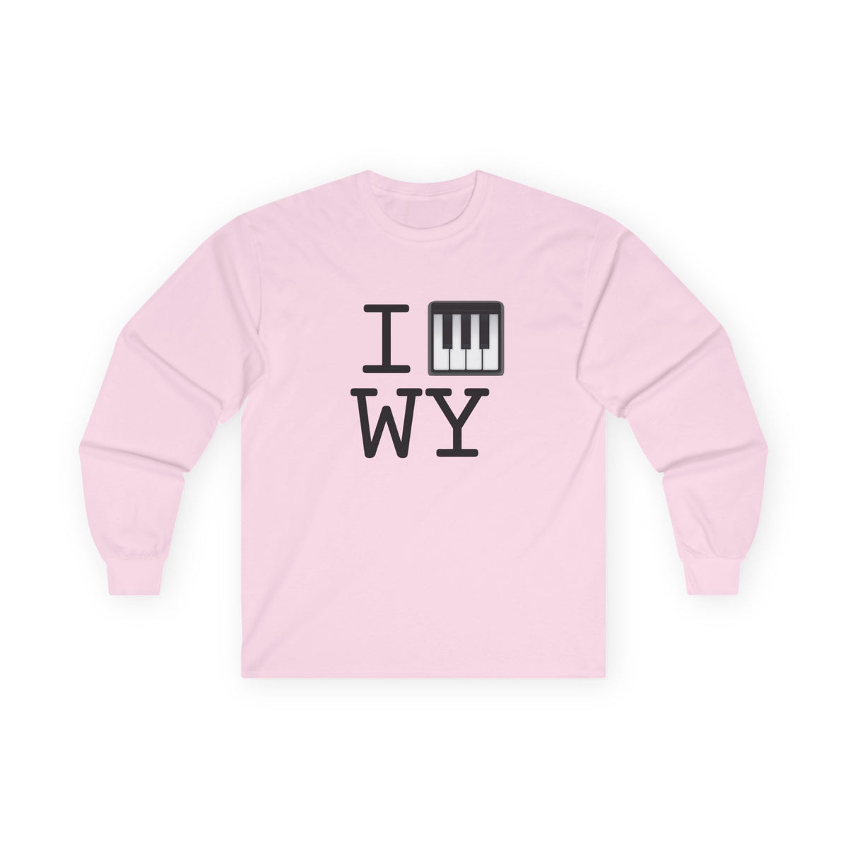 "I Piano Wyoming" Long Sleeve Shirt
