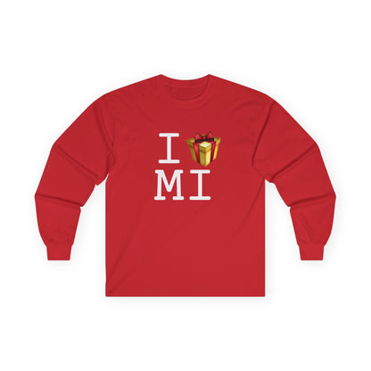 "I Present Michigan" Long Sleeve Shirt